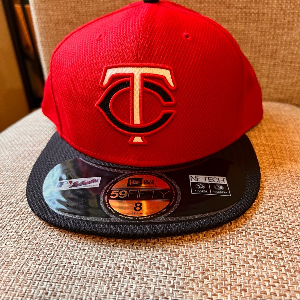 New Era Men’s MLB Authentic Diamond Era 59FIFTY Fitted Cap Minnesota Twins NEW‎